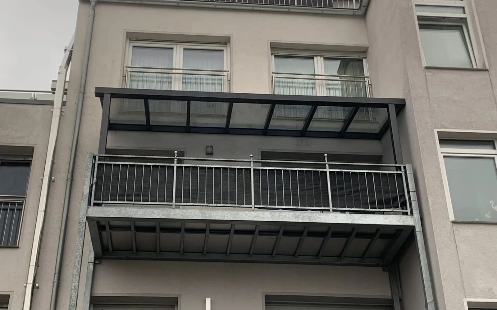 Balkonüberdachung in Hagen
